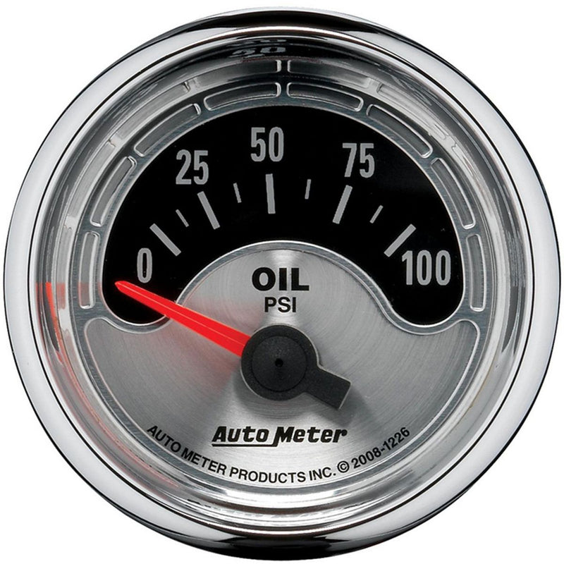 Autometer Muscle 2-1/16in Oil Pressure Gauge 0-100PSI