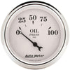 Autometer Old Tyme 2-1/16in Oil Pressure Gauge 0-100PSI