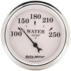 Autometer Old Tyme Water Temp Gauge 100-250F Short Sweep