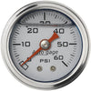 Autometer 1-1/2in Fuel Pressure Gauge Liquid Filled
