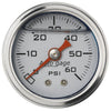 Autometer 1-1/2in Fuel Pressure Gauge Liquid Filled