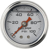 Autometer 1-1/2in Fuel Pressure Gauge Liquid Filled