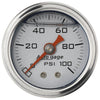 Autometer 1-1/2in Fuel Pressure Gauge Liquid Filled