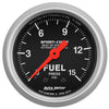 Autometer Sport-Comp 2-1/16in Fuel Pressure Gauge 0-15