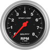 Autometer Sport-Comp 3-3/8in Tacho Gauge 8000rpm In Dash
