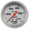 Autometer Ultra-Lite 2-5/8in Fuel Pressure Gauge 0-100