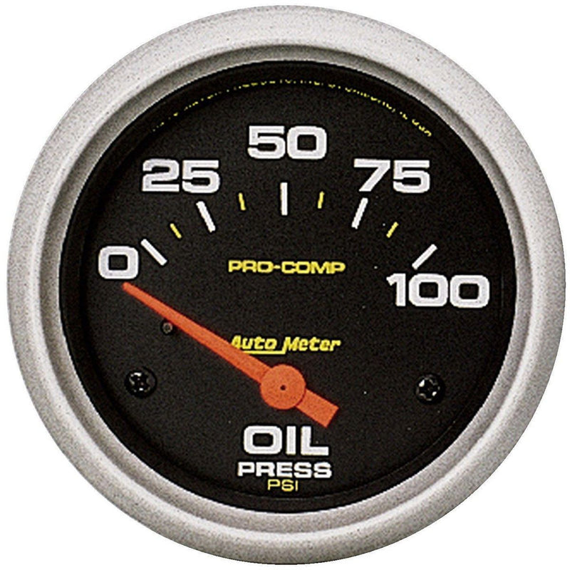 Autometer Pro-Comp 2-5/8in Oil Pressure Gauge 0-100 PSI