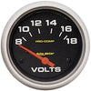 Autometer Pro-Comp 2-5/8in Voltmeter Gauge 8-18V Short