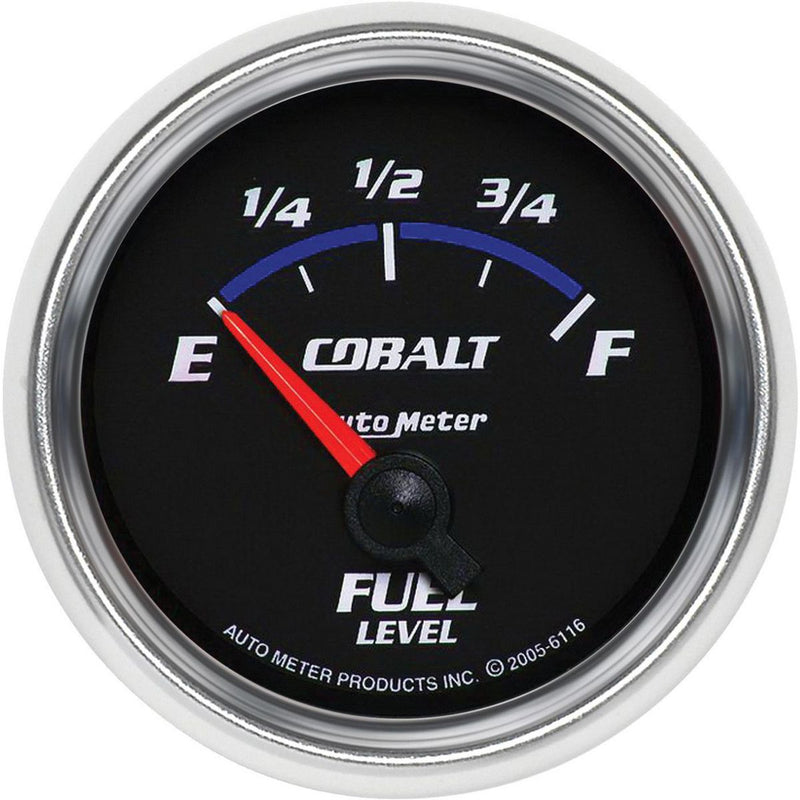Autometer Cobalt 2-1/16in Fuel Level Gauge 240-33 Ohm
