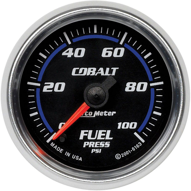 Autometer Cobalt 2-1/16in Fuel Pressure Gauge 0-100 PSI