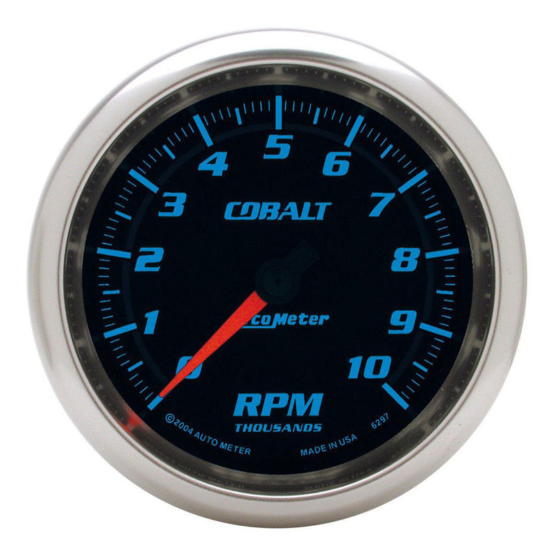 Autometer Cobalt 3-3/8in Tacho Gauge 10,000rpm In Dash