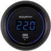 Autometer Cobalt Digital 2-1/16in Oil Temp Gauge 0-340F