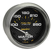 Autometer Carbon Fiber 2-5/8in Water Temp Gauge 100-250F