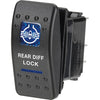 Narva Rocker Switch Rear Diff 12V Blue LED 63138BL