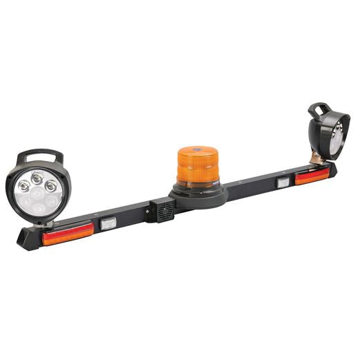 Narva Mine Bar Amber Led Beacon Stir Worklamp W/Handle