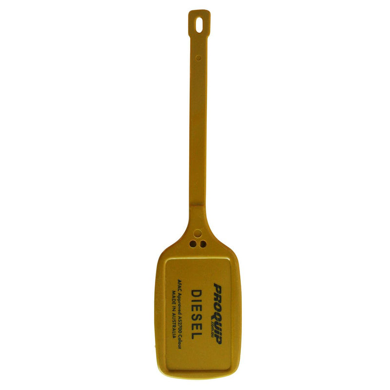 Proquip Fuel Jerry Can Identity Tag Diesel Yellow 1041