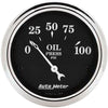 Autometer Old Tyme 2-1/16in Oil Pressure Gauge 0-100PSI