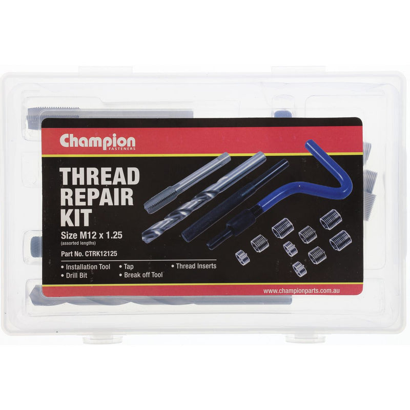 Champion Fasteners Thread Repair Kit M12 X 1.25mm