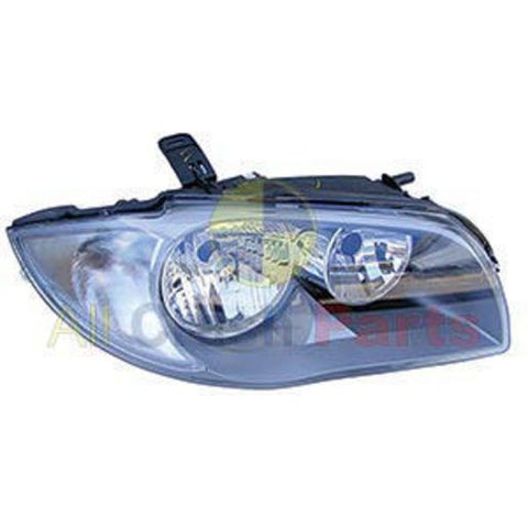 APG All Crash Halogen Black Head Lamp Drivers Side