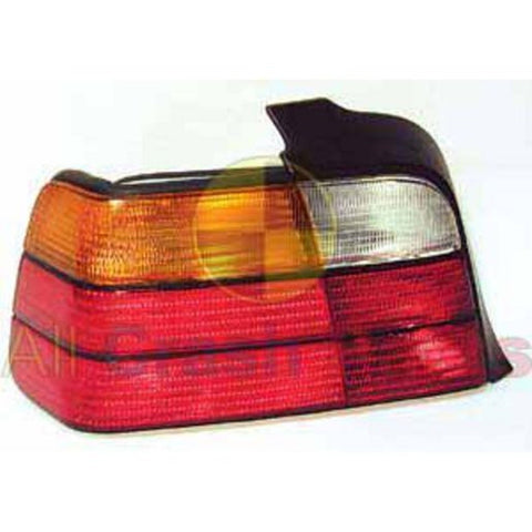 APG All Crash Black Red/Amber/Clear Tail Lamp Passenger