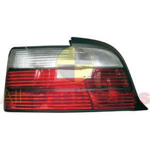 APG All Crash Black Red/Clear Tail Lamp Passenger Side
