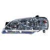 APG All Crash Chrome Halogen Head Lamp Passenger Side