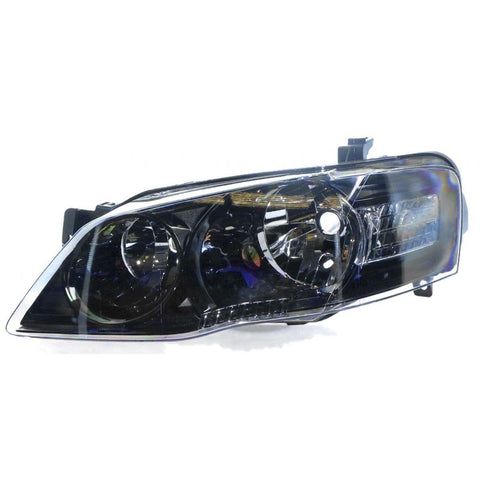 APG All Crash Black Halogen Head Lamp Passenger Side