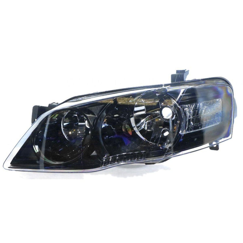 APG All Crash Black Halogen Head Lamp Passenger Side