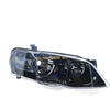 APG All Crash Black Halogen Head Lamp Drivers Side