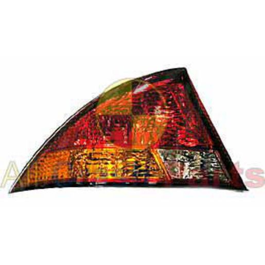 APG All Crash Black Red/Amber/Clear Tail Lamp Passenger