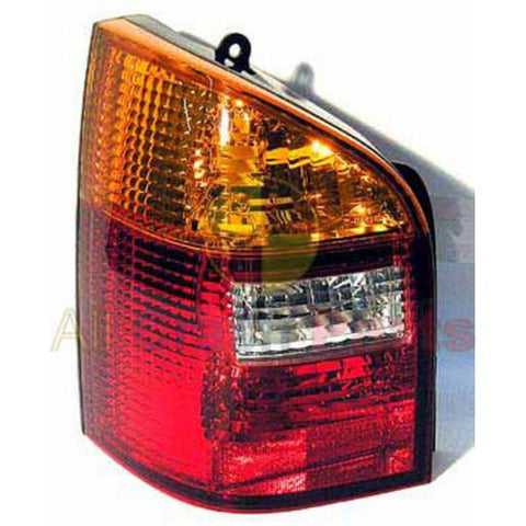 APG All Crash Black Red/Amber/Clear Tail Lamp Passenger