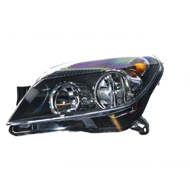 APG All Crash Black Head Lamp Passenger Side Certified