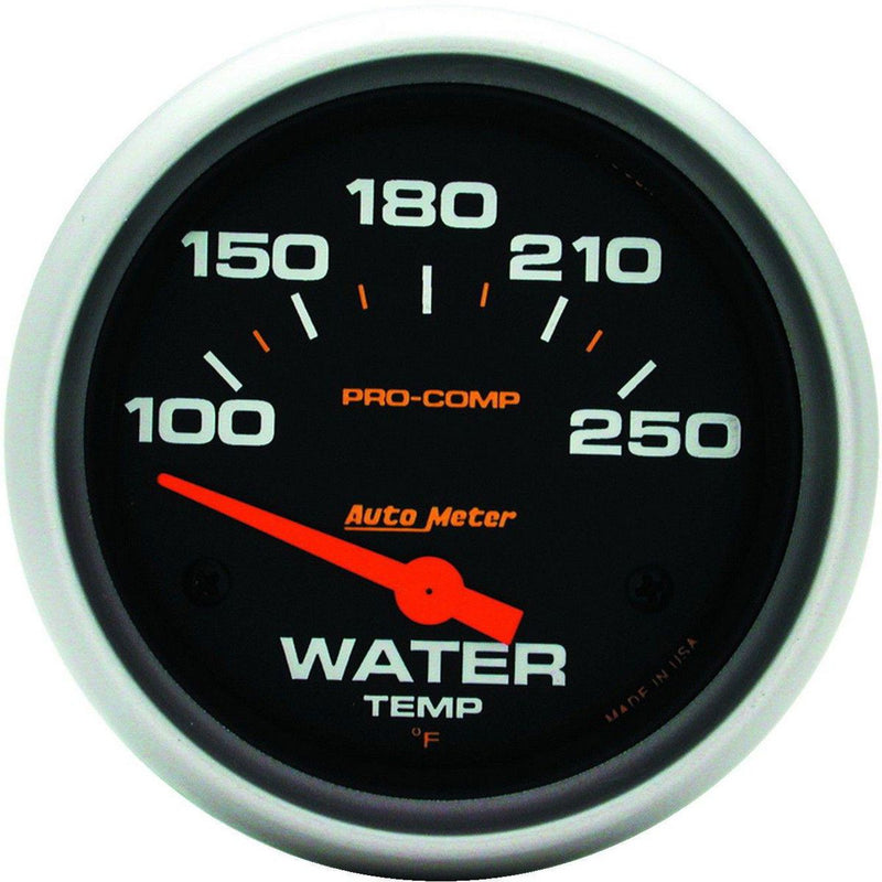 Autometer Pro-Comp 2-5/8in Water Temp Gauge 100-250F