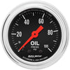 Autometer Trad Chrome 2-1/16in Oil Pressure Gauge