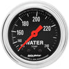 Autometer Trad Chrome 2-1/16in Water Temp Gauge 120-240F