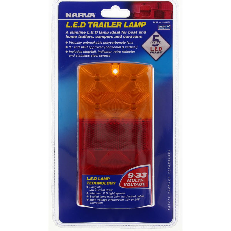 Narva LED Rear Slimline Combination Lamp Rectangular