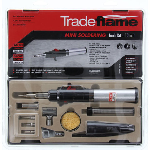 Trade Flame Mini Soldering Torch Kit 211189