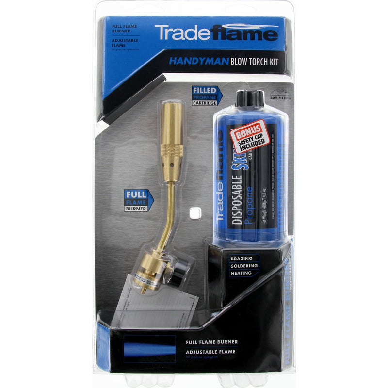 Trade Flame Propane Blow Torch & Gas Kit 211323
