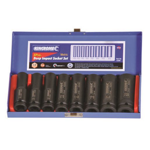 Kincrome Deep Impact Socket Set 8Pc Metric 13366