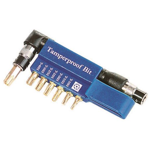 Kincrome Tamperproof Torx Bit Set 8Pc 1/4In Hex Drive