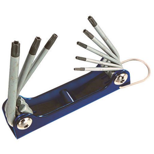 Kincrome Tamperproof Folding Torx Set 8Pc 13647