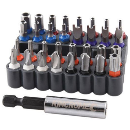 Kincrome Security Bit & Holder 33Pc 13648
