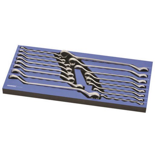 Kincrome Double Ring Spanner Set With Eva Tray 16Pc EVA23T
