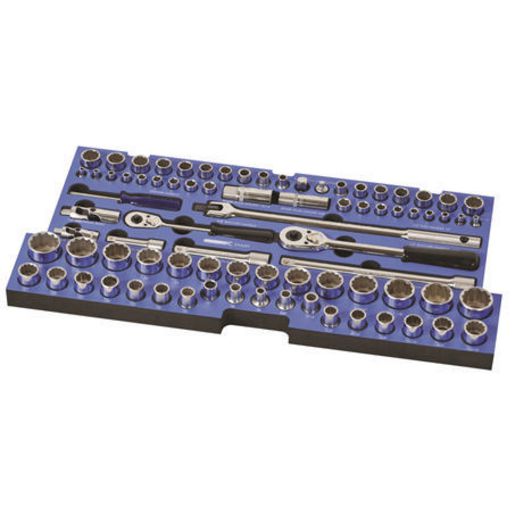 Kincrome Sockets & Accessories Set With Eva Tray 80Pc