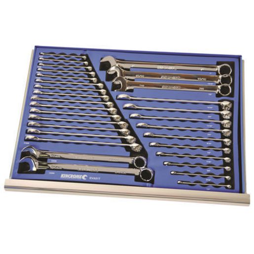 Kincrome Eva Tray Combination Spanner Set 30Pc Metric /