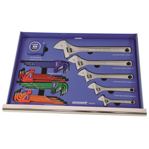 Kincrome 42Pce Eva Tray Wrench & Key EVA54T