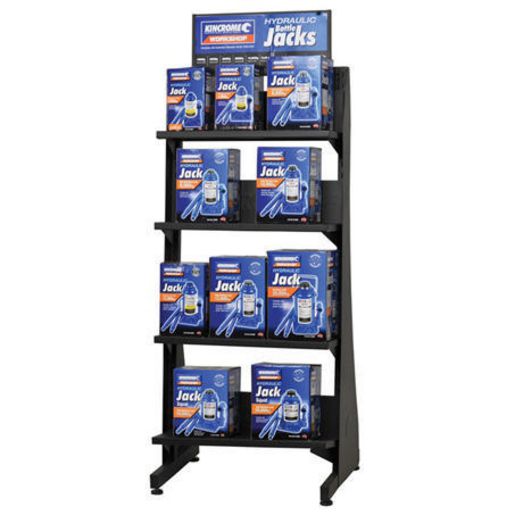 Kincrome Trolley Jack & Jack Stand Merchandiser 10Pc