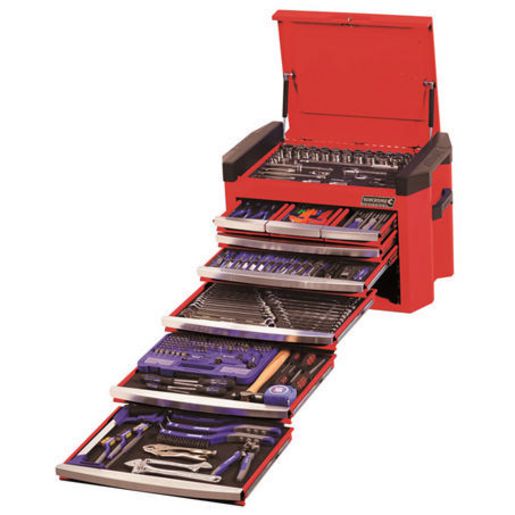 Kincrome 8 Drawer Tool Chest Kit 328Pc Red K1502R