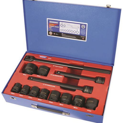 Kincrome Impact Socket Set 13Pc 3/4In Drive Metric K2070