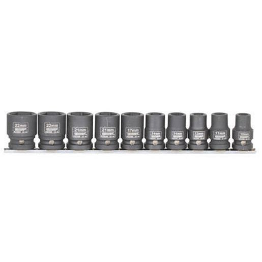 Kincrome Deep Impact Socket Set 10Pc Metric K2095